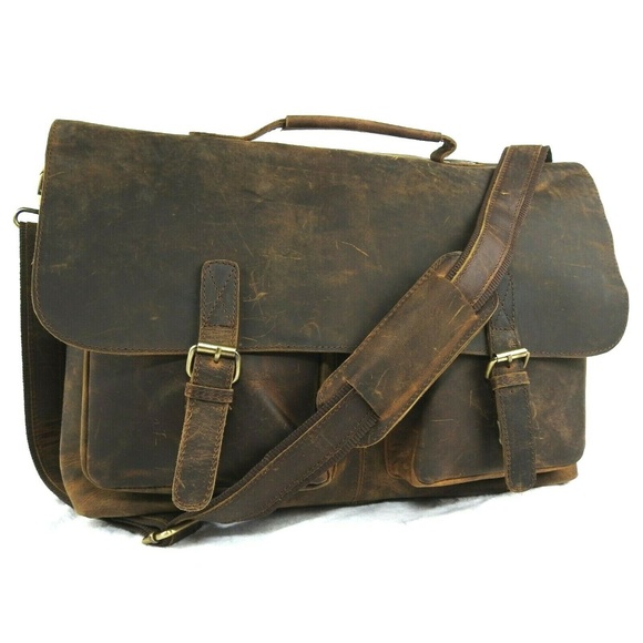Other - Leather Vintage Handmade Messenger  Bag